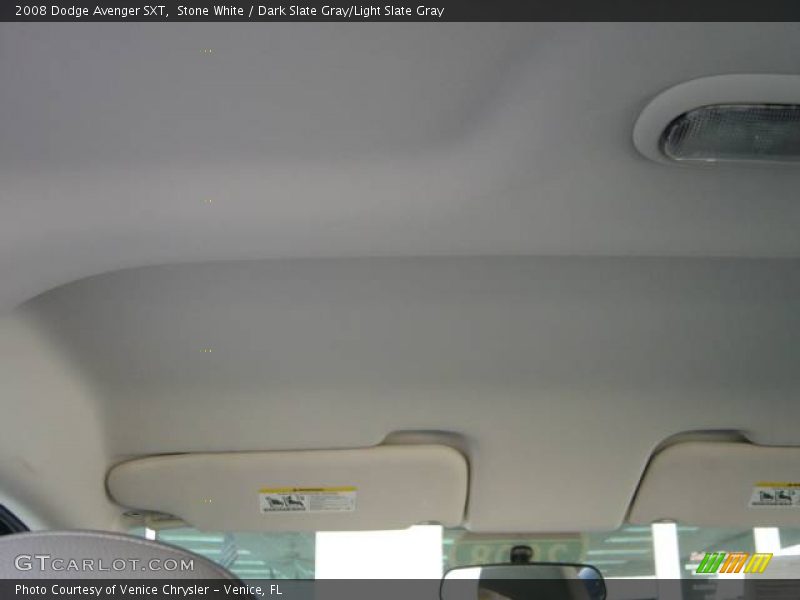 Stone White / Dark Slate Gray/Light Slate Gray 2008 Dodge Avenger SXT