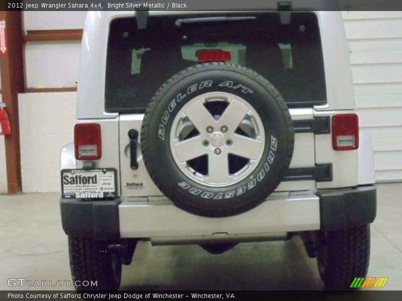Bright Silver Metallic / Black 2012 Jeep Wrangler Sahara 4x4