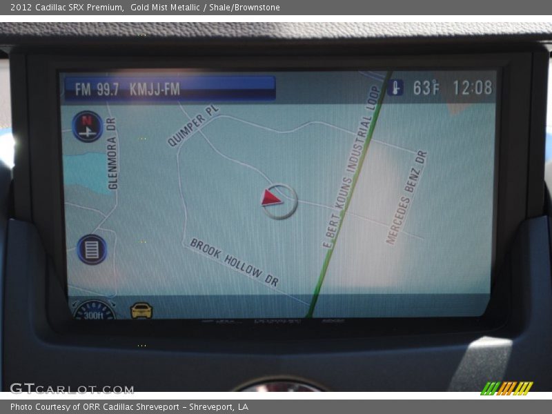 Gold Mist Metallic / Shale/Brownstone 2012 Cadillac SRX Premium