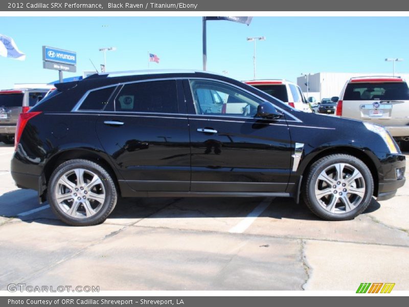 Black Raven / Titanium/Ebony 2012 Cadillac SRX Performance