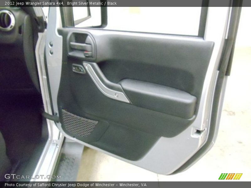 Bright Silver Metallic / Black 2012 Jeep Wrangler Sahara 4x4