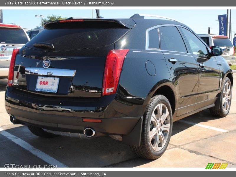 Black Raven / Titanium/Ebony 2012 Cadillac SRX Performance
