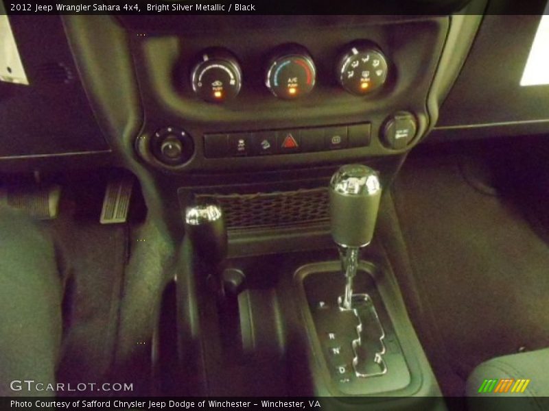 Bright Silver Metallic / Black 2012 Jeep Wrangler Sahara 4x4