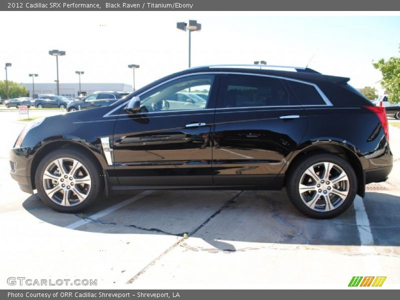 Black Raven / Titanium/Ebony 2012 Cadillac SRX Performance