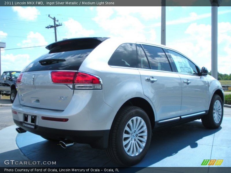 Ingot Silver Metallic / Medium Light Stone 2011 Lincoln MKX FWD