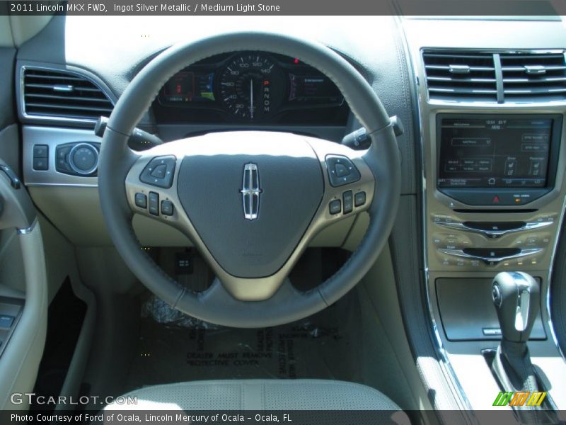 Ingot Silver Metallic / Medium Light Stone 2011 Lincoln MKX FWD