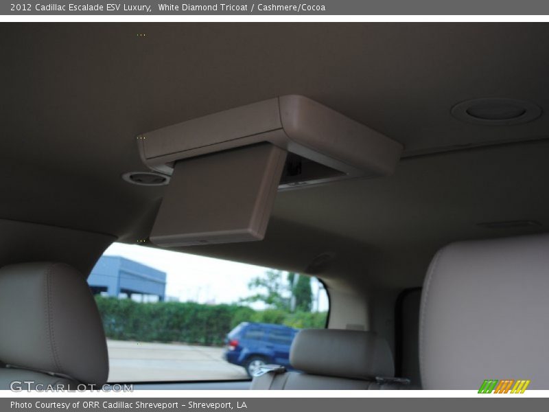 White Diamond Tricoat / Cashmere/Cocoa 2012 Cadillac Escalade ESV Luxury