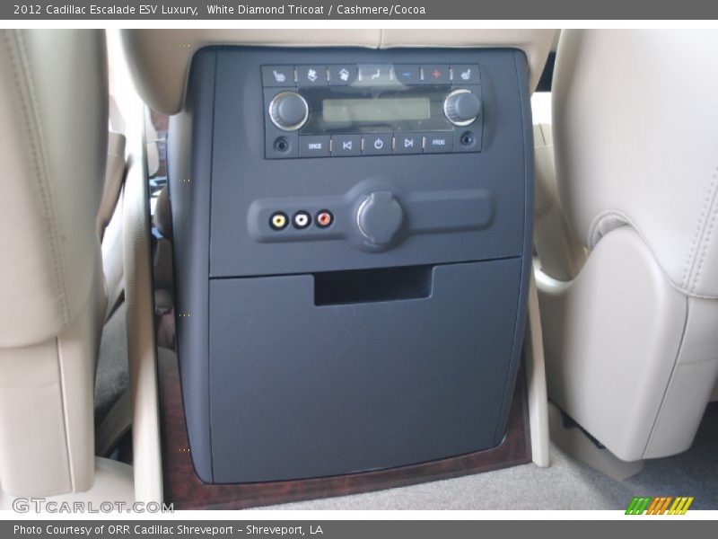 White Diamond Tricoat / Cashmere/Cocoa 2012 Cadillac Escalade ESV Luxury