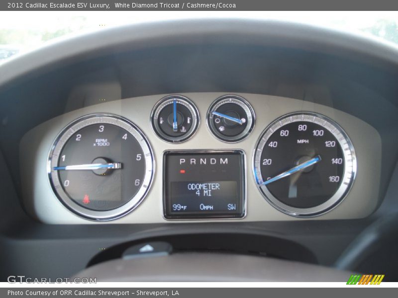 2012 Escalade ESV Luxury ESV Luxury Gauges