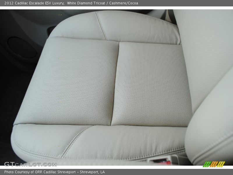 White Diamond Tricoat / Cashmere/Cocoa 2012 Cadillac Escalade ESV Luxury
