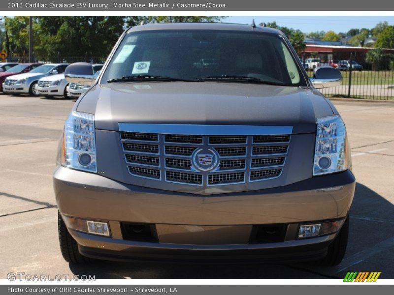 Mocha Steel Metallic / Cashmere/Cocoa 2012 Cadillac Escalade ESV Luxury