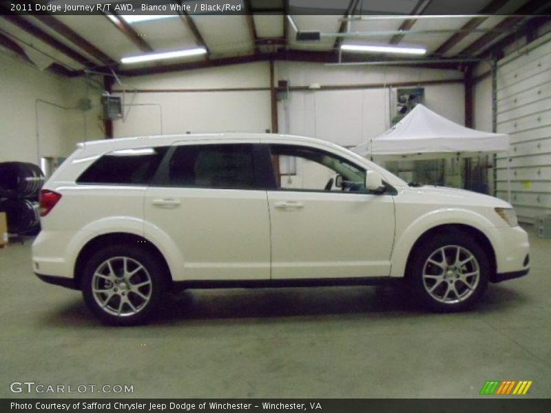 Bianco White / Black/Red 2011 Dodge Journey R/T AWD