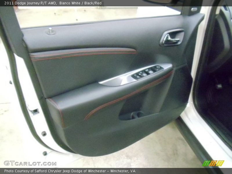 Bianco White / Black/Red 2011 Dodge Journey R/T AWD