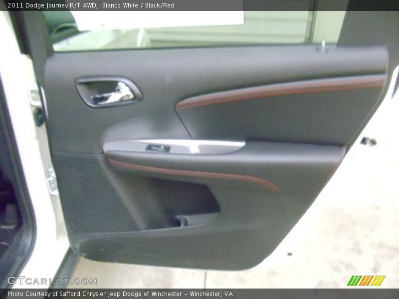 Bianco White / Black/Red 2011 Dodge Journey R/T AWD