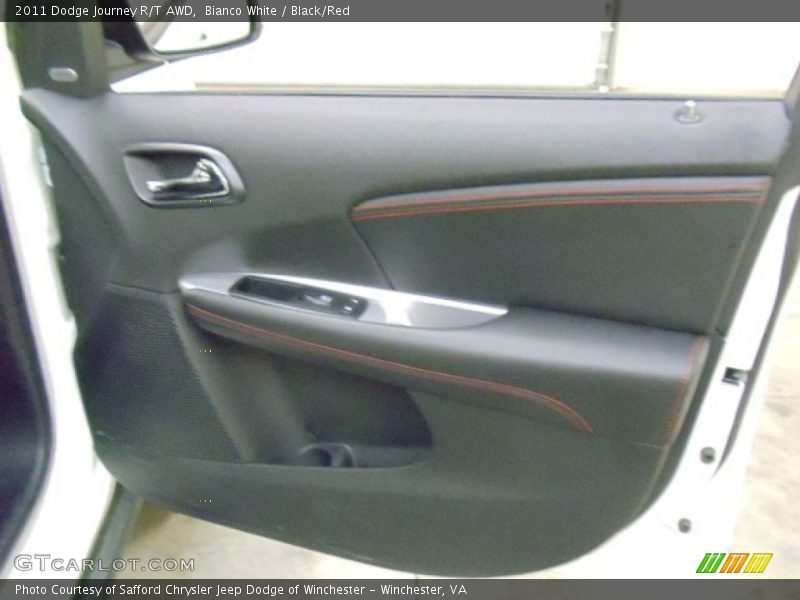 Bianco White / Black/Red 2011 Dodge Journey R/T AWD