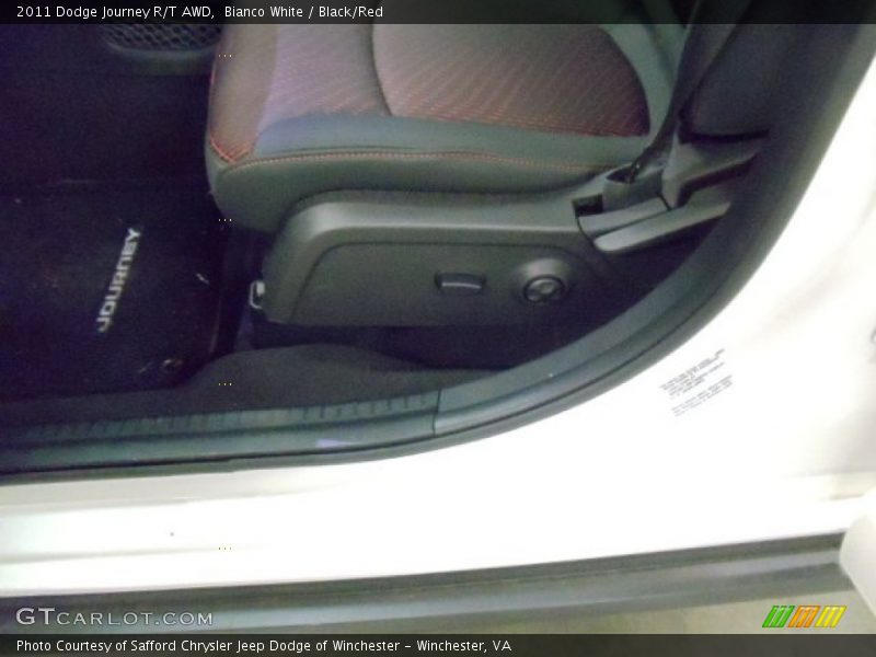 Bianco White / Black/Red 2011 Dodge Journey R/T AWD