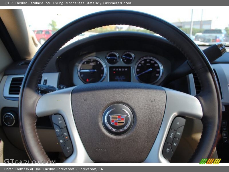 Mocha Steel Metallic / Cashmere/Cocoa 2012 Cadillac Escalade ESV Luxury