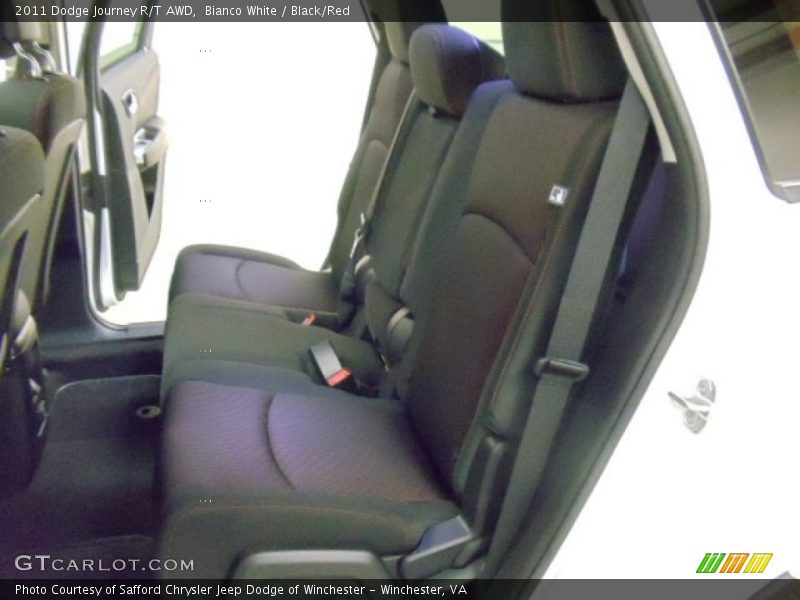 Bianco White / Black/Red 2011 Dodge Journey R/T AWD