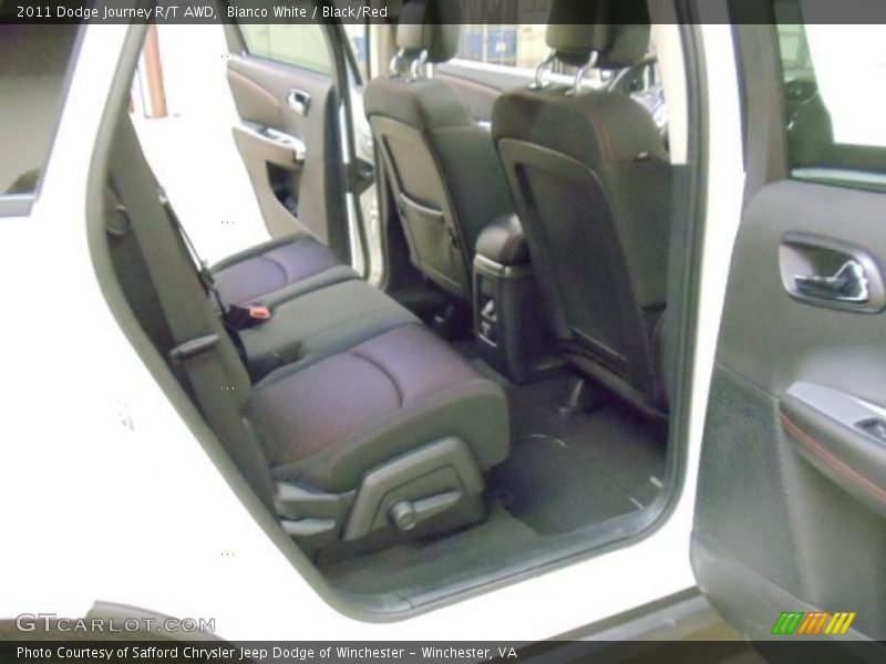 Bianco White / Black/Red 2011 Dodge Journey R/T AWD