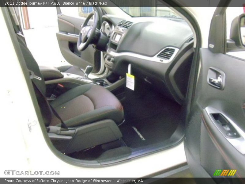 Bianco White / Black/Red 2011 Dodge Journey R/T AWD