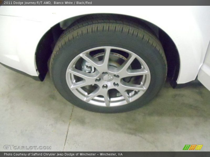 Bianco White / Black/Red 2011 Dodge Journey R/T AWD