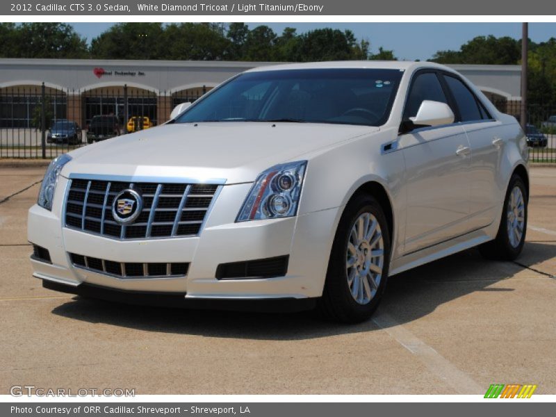 Front 3/4 View of 2012 CTS 3.0 Sedan
