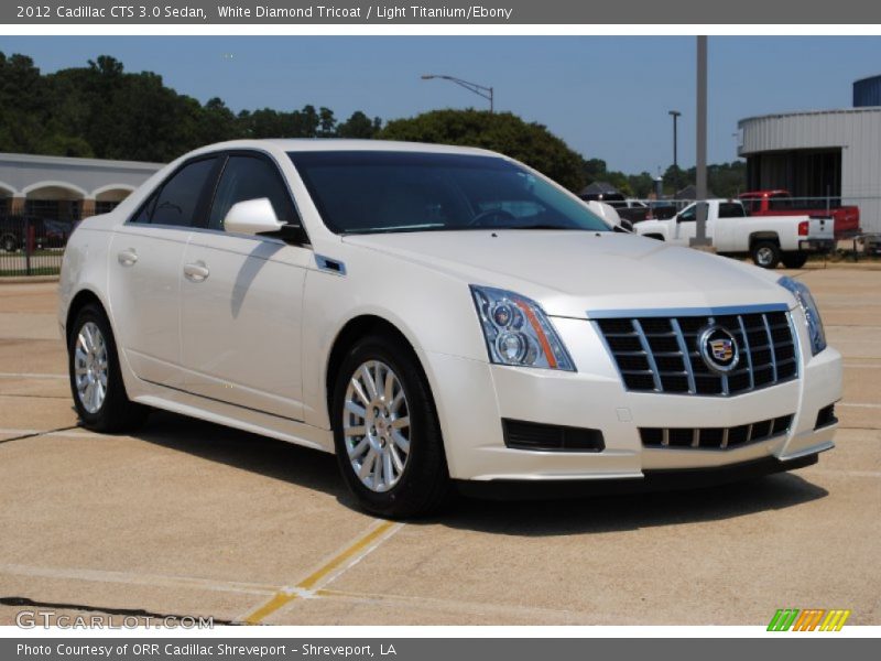Front 3/4 View of 2012 CTS 3.0 Sedan