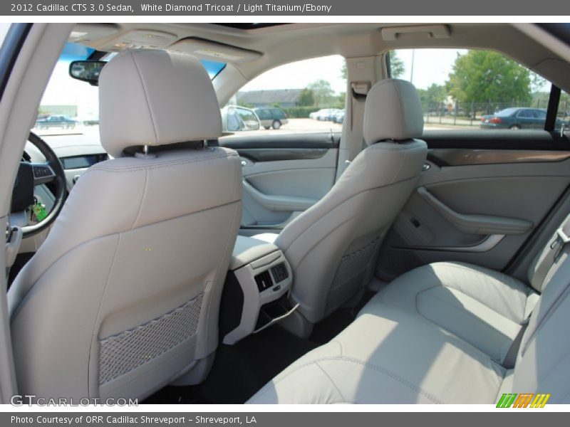  2012 CTS 3.0 Sedan Light Titanium/Ebony Interior