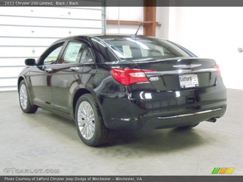 Black / Black 2011 Chrysler 200 Limited