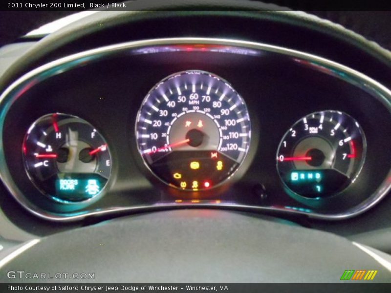 Black / Black 2011 Chrysler 200 Limited