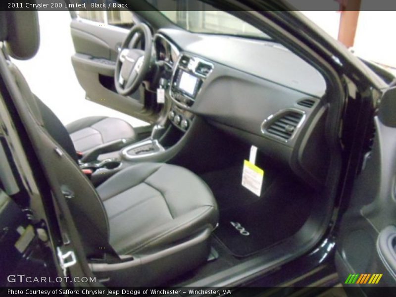 Black / Black 2011 Chrysler 200 Limited