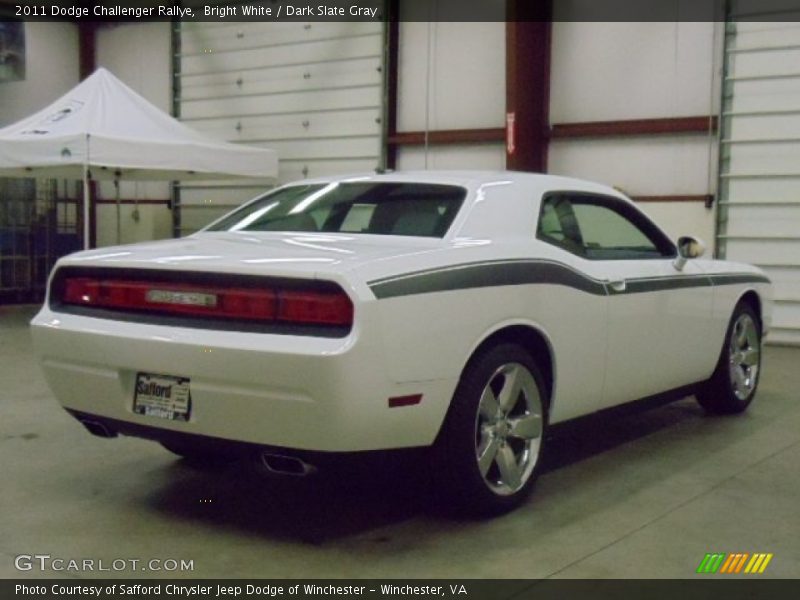 Bright White / Dark Slate Gray 2011 Dodge Challenger Rallye