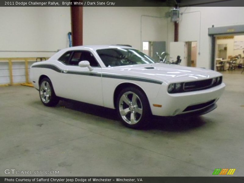Bright White / Dark Slate Gray 2011 Dodge Challenger Rallye
