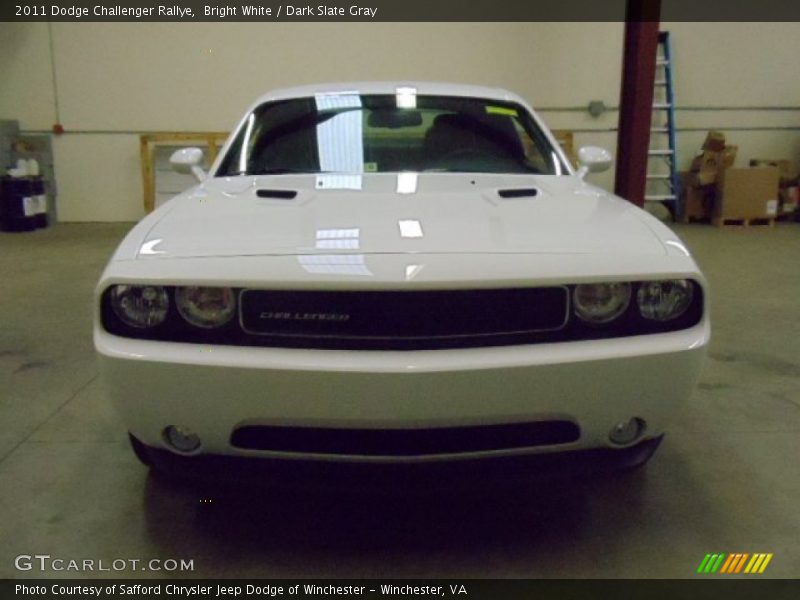 Bright White / Dark Slate Gray 2011 Dodge Challenger Rallye