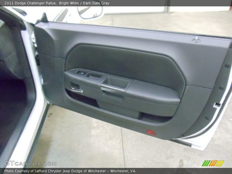 Bright White / Dark Slate Gray 2011 Dodge Challenger Rallye