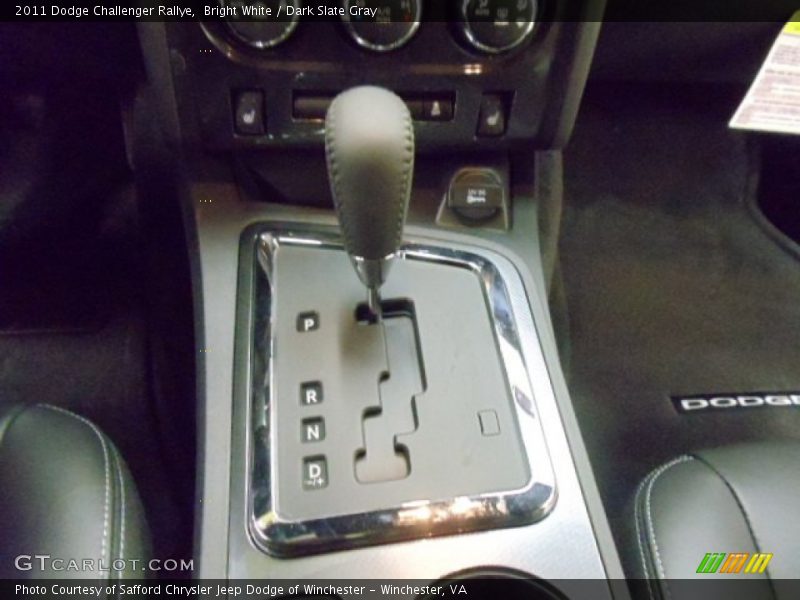 Bright White / Dark Slate Gray 2011 Dodge Challenger Rallye