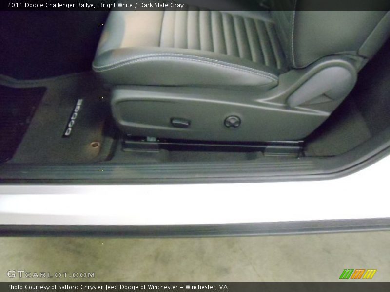 Bright White / Dark Slate Gray 2011 Dodge Challenger Rallye