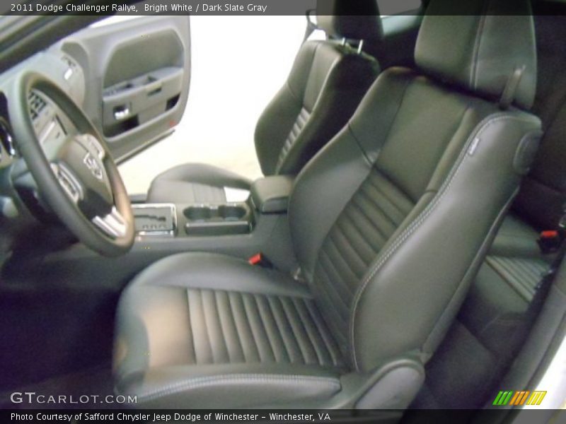 Bright White / Dark Slate Gray 2011 Dodge Challenger Rallye
