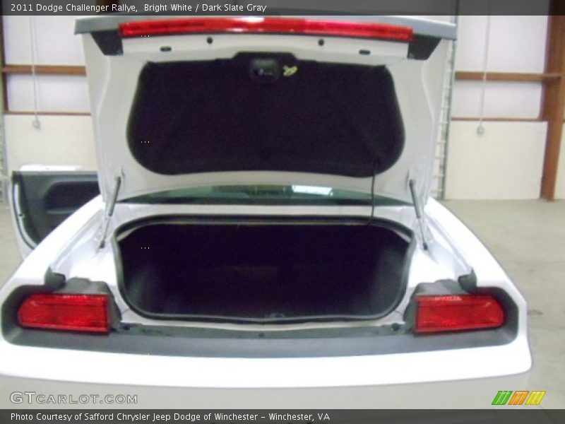 Bright White / Dark Slate Gray 2011 Dodge Challenger Rallye