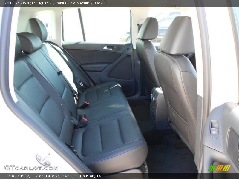 White Gold Metallic / Black 2012 Volkswagen Tiguan SE
