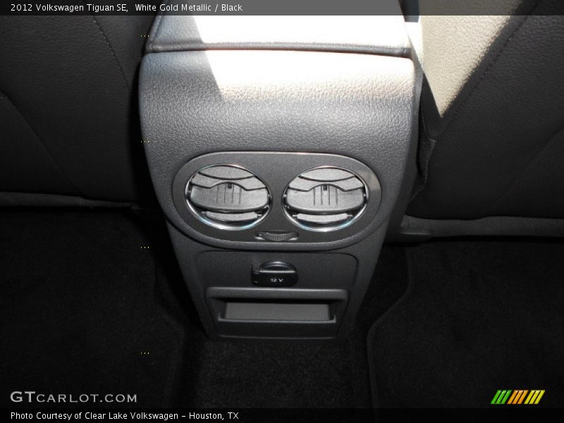 White Gold Metallic / Black 2012 Volkswagen Tiguan SE