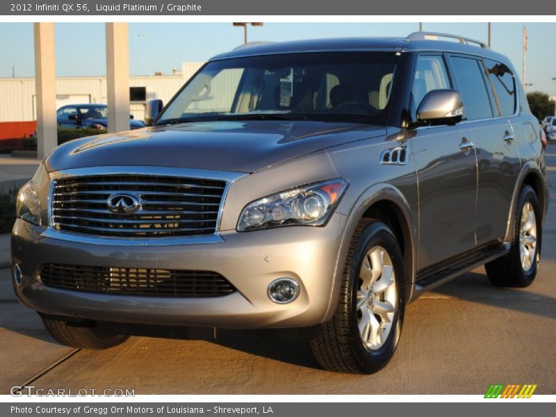 Front 3/4 View of 2012 QX 56