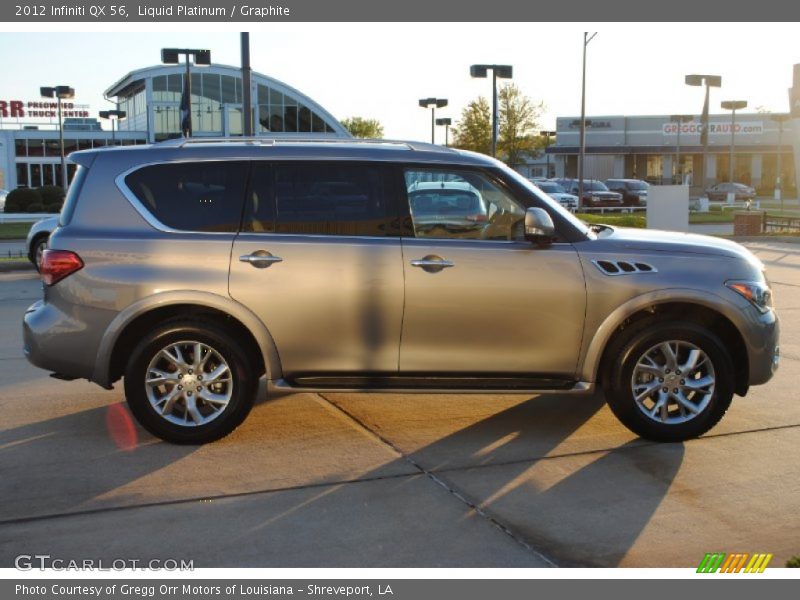 Liquid Platinum / Graphite 2012 Infiniti QX 56
