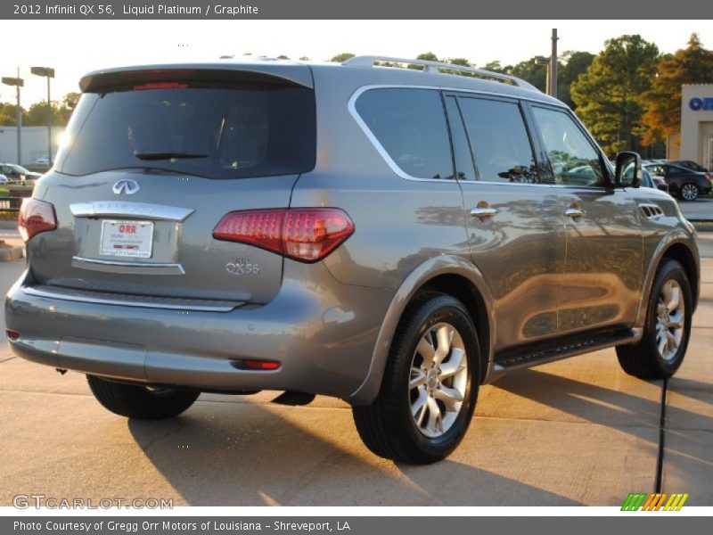 Liquid Platinum / Graphite 2012 Infiniti QX 56