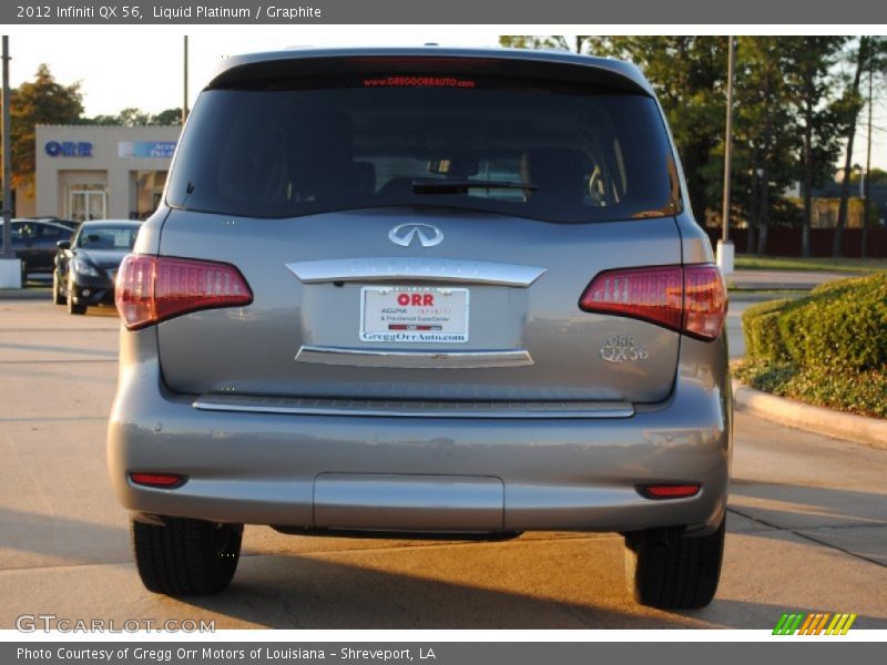 Liquid Platinum / Graphite 2012 Infiniti QX 56