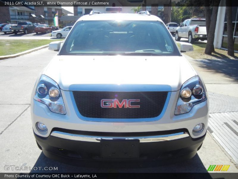 White Diamond Tintcoat / Cashmere 2011 GMC Acadia SLT