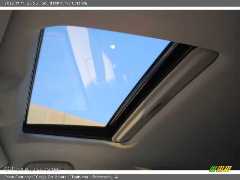Sunroof of 2012 QX 56
