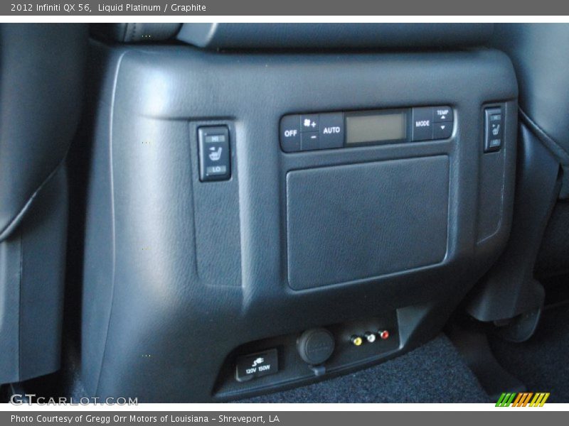 Controls of 2012 QX 56