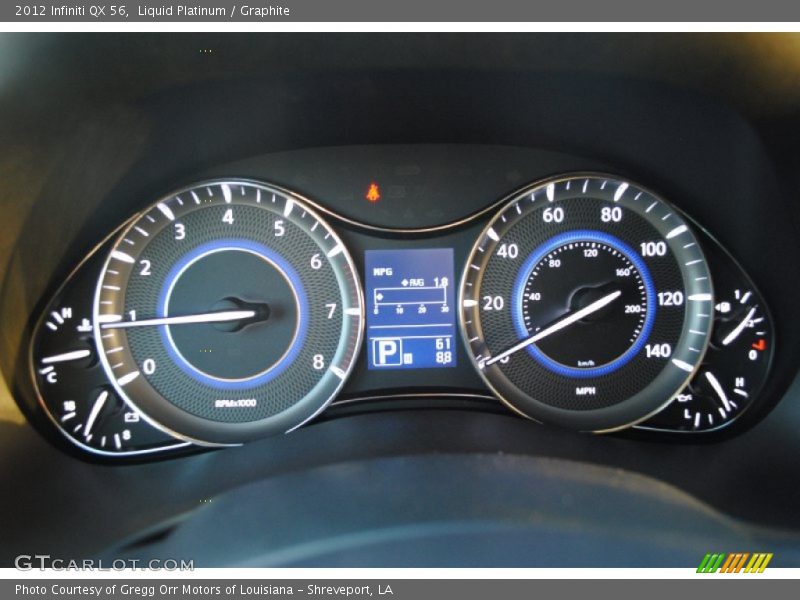  2012 QX 56 56 Gauges