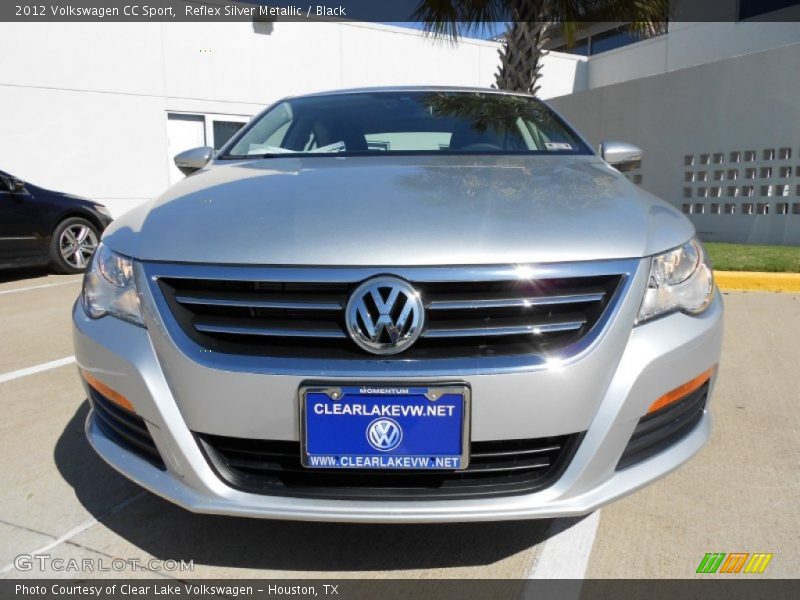 Reflex Silver Metallic / Black 2012 Volkswagen CC Sport